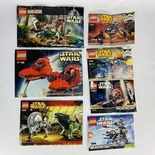 Lot of 7 Instruction Manuals Retired Lego Star Wars 75079 75088 7128 7119 7255
