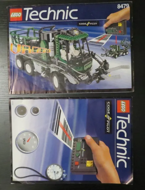 Lego Technic Barcode Multi-Set 8479 Instruction Manuals Retired 1997