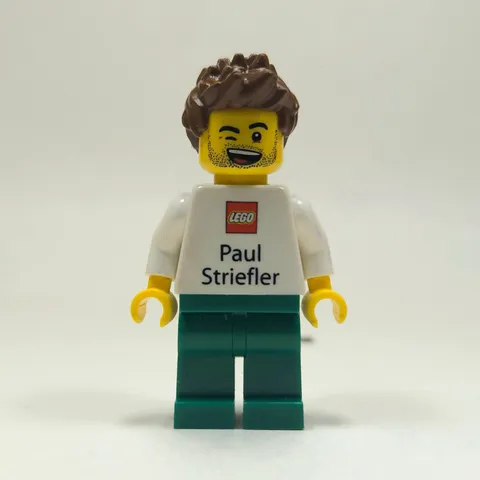 Lego Paul Striefler Business Card (V2) - Slightly Yellowed
