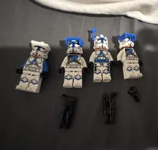Lego Starwars clone troopers one gun missing and free Lego set