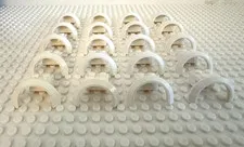 (20) LEGO Mudguard Fender, Window Arch Lot-WHITE- #50745- Car fender