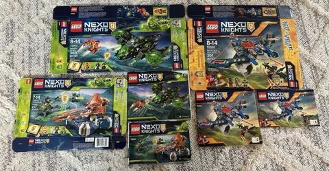 LEGO NEXO Knights Instruction Booklets And Boxes Only!!!