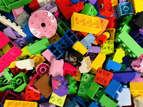 Lot Of 2 Pounds Lbs Random Lego Duplo Bricks Parts Random
