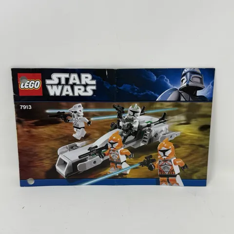 LEGO INSTRUCTIONS 7913 Star Wars Clone Trooper Battle Pack Manual Book Booklet