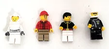 LEGO Random Lot of 4 Minifigures Pre Owned See Pics/Desc Fast Shipping