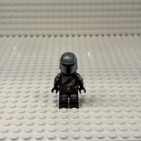 LEGO The Mandalorian Din Djarin Mando Silver Beskar & Jet Pack STAR WARS Minifig