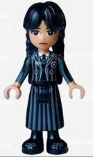 New Lego Wednesday Addams - School Uniform Mini Doll/Minifigure wed001 (76781)