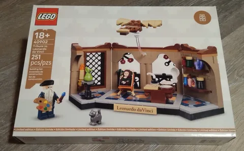LEGO Tribute to Leonardo da Vinci #40902 Brand New & Sealed GWP Exclusive