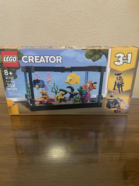 NISB Lego Creator 3 in 1 Fish Tank 31122 “Retired” New In Box Fast Shipping