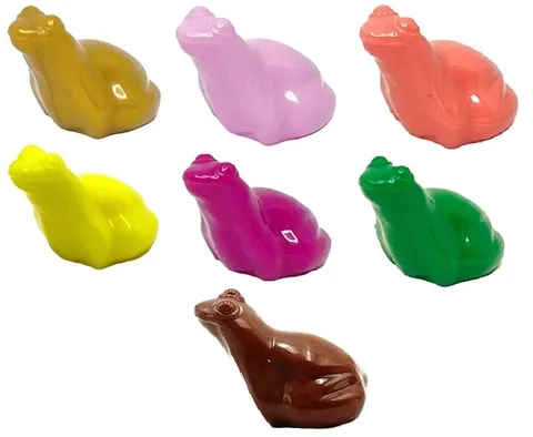 Lego Part x223 FROGS Minifigures Qty 7 Different Colors D714
