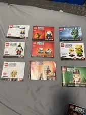 LEGO INSTRUCTION BOOKS ONLY - LOT of 19 Brick heads Star Wars, ninjago, disney 