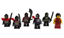 LEGO Ninjago Nya Minifigures with Swords and Weapons Set of 6