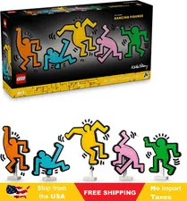 LEGO Art Keith Haring – Dancing Figures - Home Decor Building Set for Adults