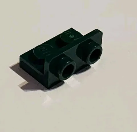 LEGO Dark Green Bracket 1 x 2 - 1 x 2 Inverted