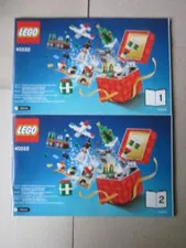 Lego Building Instructions Instruction 40222, 2 Pieces/Parts