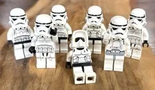 LEGO Minifigure Star Wars Lot of 7 Scout/Storm Troopers - Rare LEGO Star Wars