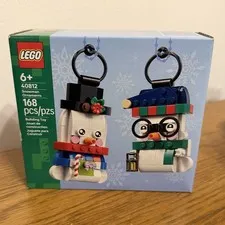 LEGO Seasonal Snowman Ornaments 40812 Christmas Holiday Set NEW Sealed 2025
