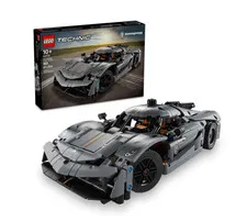 LEGO Technic Koenigsegg Jesko Absolut Grey Hypercar, Sports Car Building Toy Set
