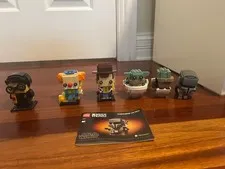 Lego Brickheadz lot, includes Harry Potter, Clown, Mandalorian, Grogu, Woody