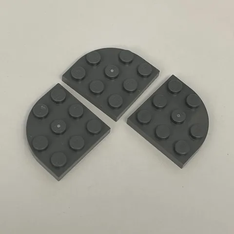 Lego 30357 Dark Gray Replacement Parts Pieces Lot of 3