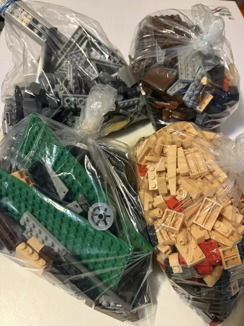 LEGO Bulk Lot 4lbs Of pieces Mini Figure Pieces & Weapons Books And Stickers