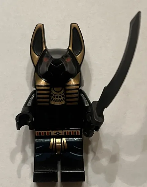 LEGO Anubis Guard Minifigure Pha008 Pharaoh's Quest 7327 w/Shield