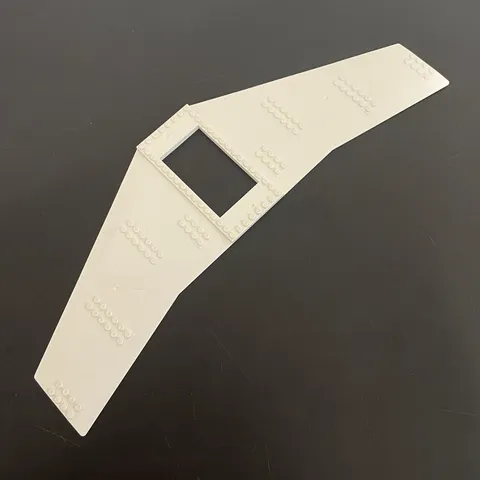 Lego Wing  54093 Plane Wings White Jet Base Plate