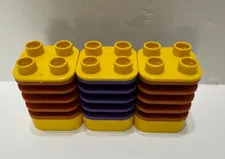 2016 Lego Group giraffe neck yellow brown purple accordion flexible bend ribbed