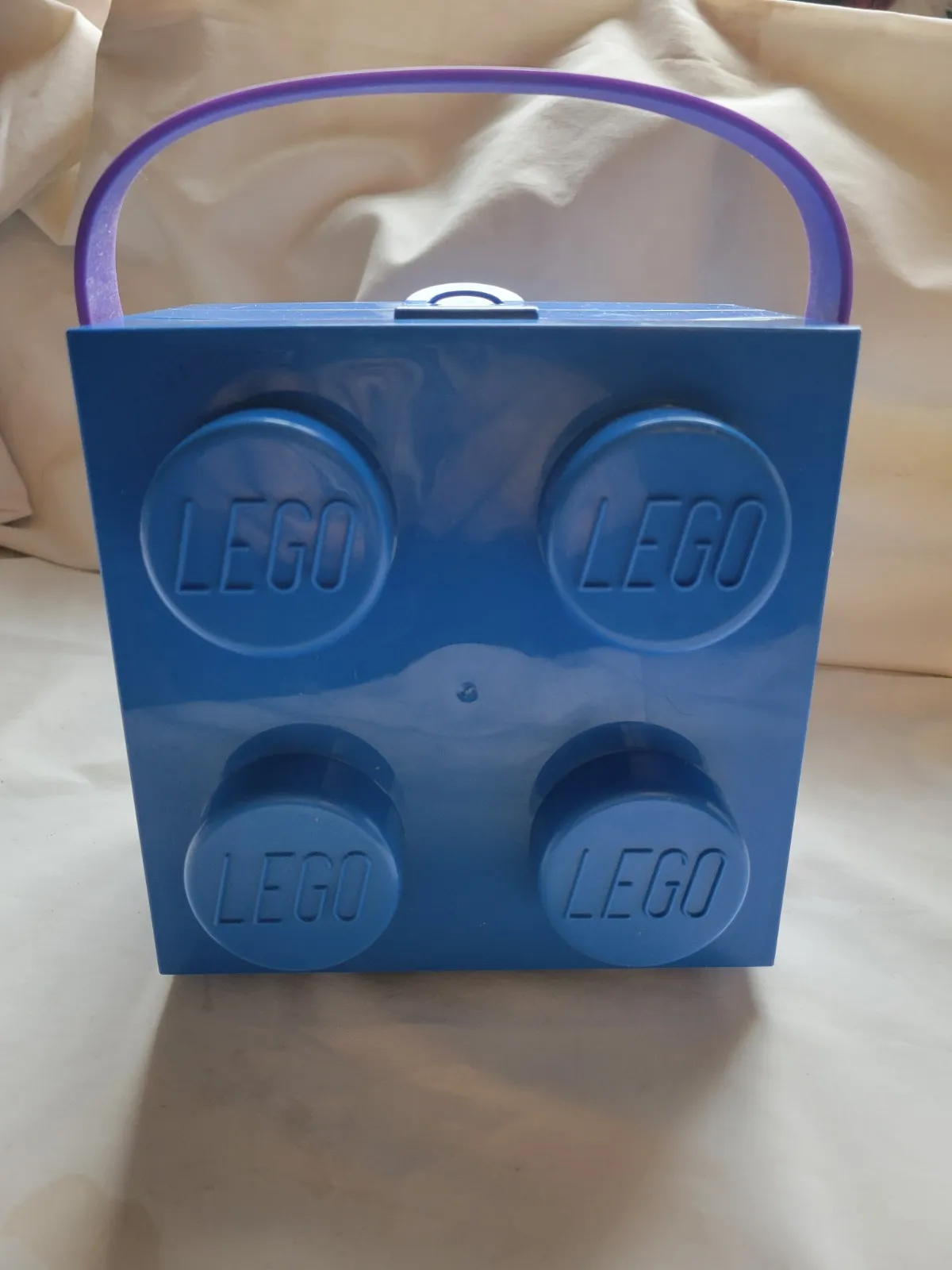 Lego Lunch Box With Handle 4 Knob Kids Classic Storage Easter 2018