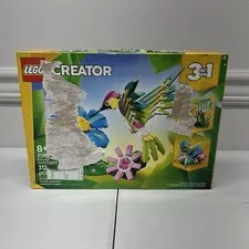 LEGO Creator 3 in 1 31384 Colorful Hummingbird NEW Sealed Damaged Box