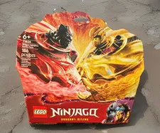 LEGO NINJAGO Dragons Rising 71826 Dragon Spinjitzu Battle Pack 186 pcs Ages 6+