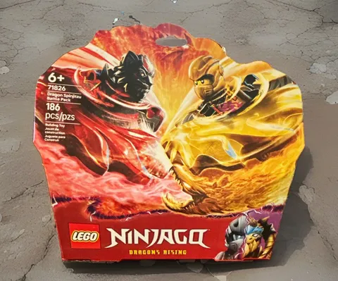 LEGO NINJAGO Dragons Rising 71826 Dragon Spinjitzu Battle Pack 186 pcs Ages 6+