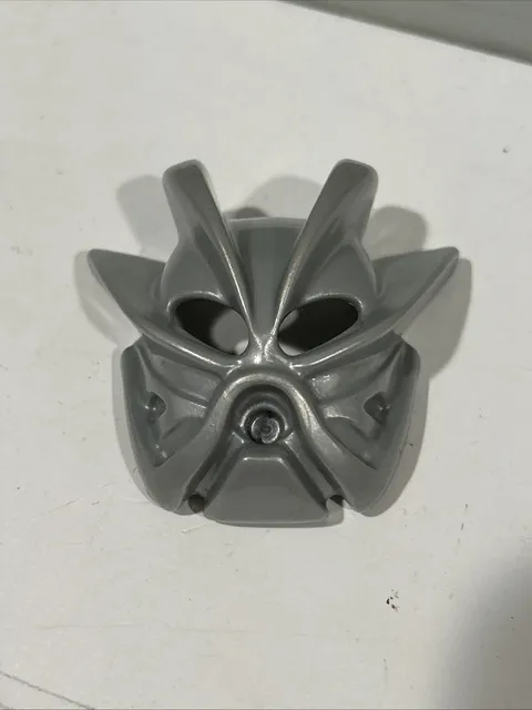 LEGO Bionicle Pearl Light Gray Kakama Nuva Kanohi Mask Part #43615