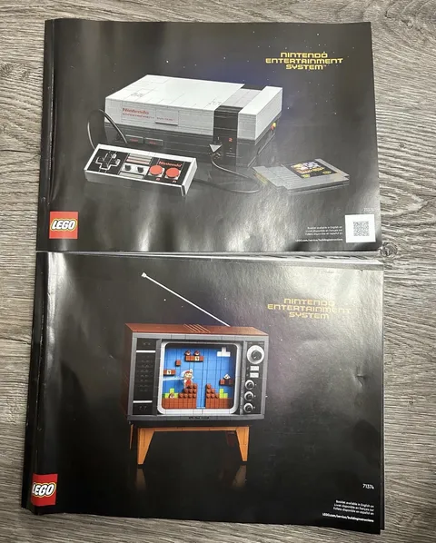LEGO Nintendo Entertainment System (#71374) Console Instruction Booklet Only
