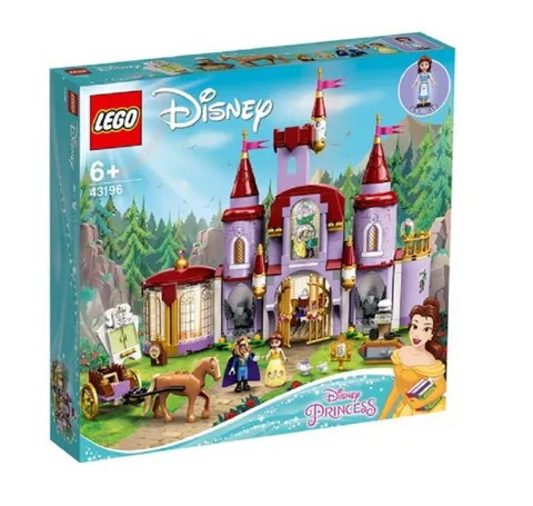 LEGO Disney Princess 43196 Belle and the Beast's Castle Building Set New