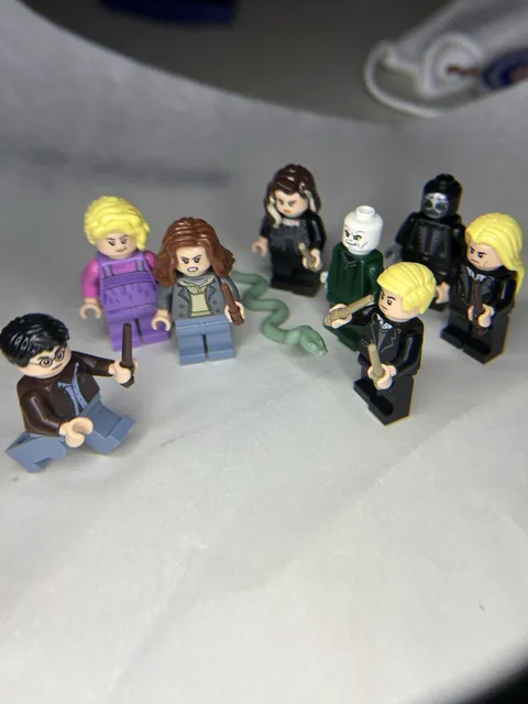 LEGO Harry Potter Malfoy Manor Minifigure Lot 8 Voldemort Bellatrix Draco