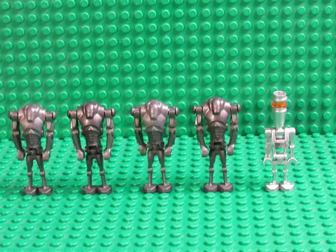 Lot of LEGO Star Wars minifigs Super Battle Droids Assassin 75016 8018 6209 MH71