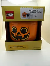 LEGO Storage Head Halloween Edition Orange Pumpkin 1.9L 4+ MPN 4031