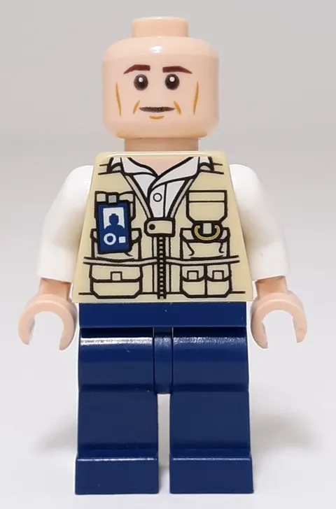 Lego Jurassic World Vet Minifigure jw016 No Hat