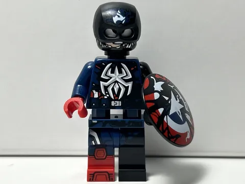 LEGO Marvel Super Heroes Venomized Captain America Minifigure 76342