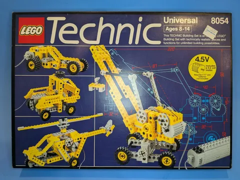 Lego Vintage Technic: 8054 Universal Motor Set - Complete With Box & Inserts
