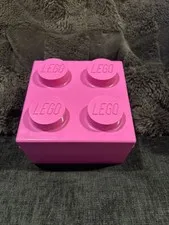 Lego 4 Knob Pink Small Storage Box 