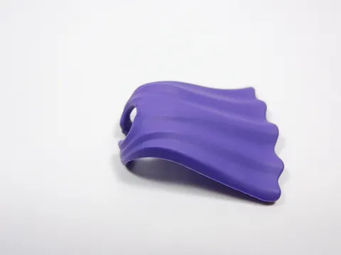 LEGO Dark Purple Rubber Flexible Cape Minifig Billowing Q7