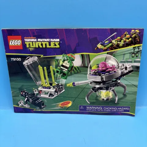 2013 Lego Teenage Mutant Ninja Turtles 79100 32-page Building Manual Booklet