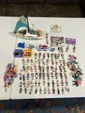 Lego Friends Minifigures huge  Lot 60  Mixed Assorted Animals Sailboat More