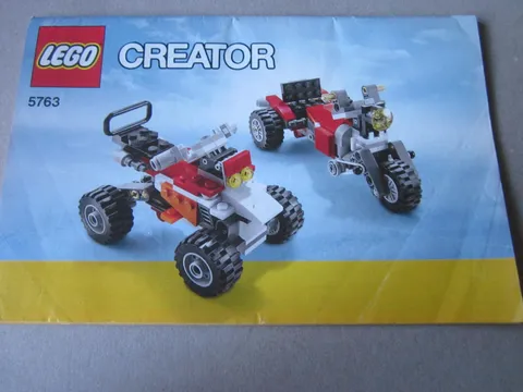 Lego Creator 5763 Building Instructions Instruction Buggy + Trike