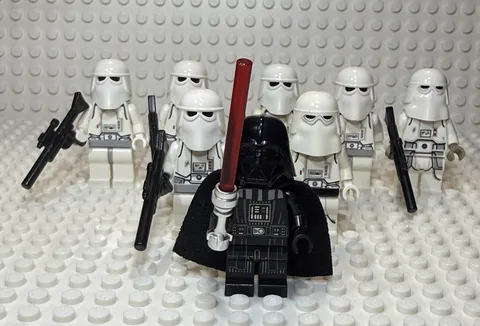 LEGO Star Wars Minifigure Lot sw1106 Darth Vader sw0115 sw0101 Snowtrooper Army