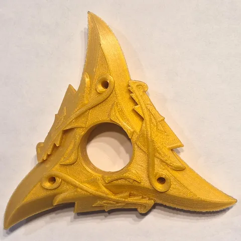 3d Printed Life Size LEGO Ninjago Zane's Shurikin Of Ice