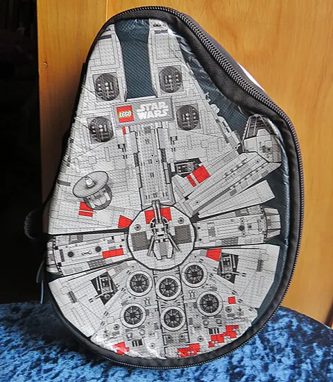 Lego Star Wars Millennium Flacon Character Case Zip Bin