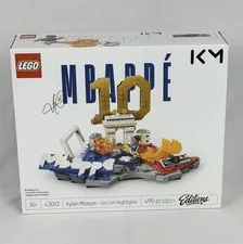 LEGO® Editions Kylian Mbappé Soccer Highlights 43013, 490 Pieces- new-SEALED-